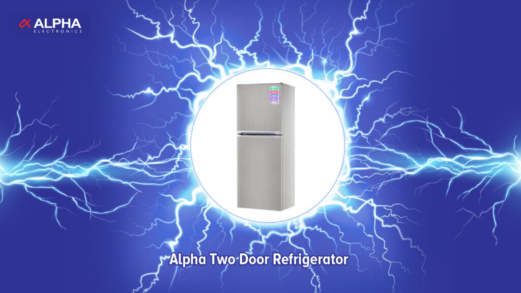 အေးသလောက် မီတာမစားတာ ALPHA ရေခဲသေတ္တာပါ
Alpha Two Door Refrigerator (9) Essential Electronic Home Appliances For Newly Married Couple