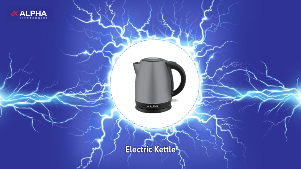 ရေစစ်ပါတဲ့ ALPHA Electric Kettle လျှပ်စစ်ရေနွေးအိုး
Model - ALKTL 170 (9) Essential Electronic Home Appliances For Newly Married Couple