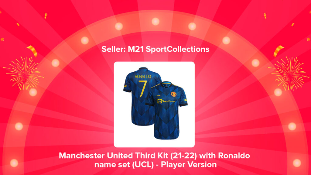 M21 SportCollections Manchester United Third Kit Ronaldo