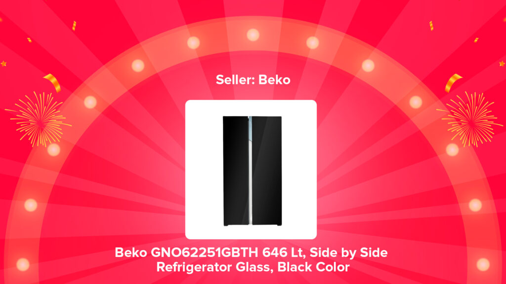 Beko - Side By Side Refrigerator 9.9 Super Sale