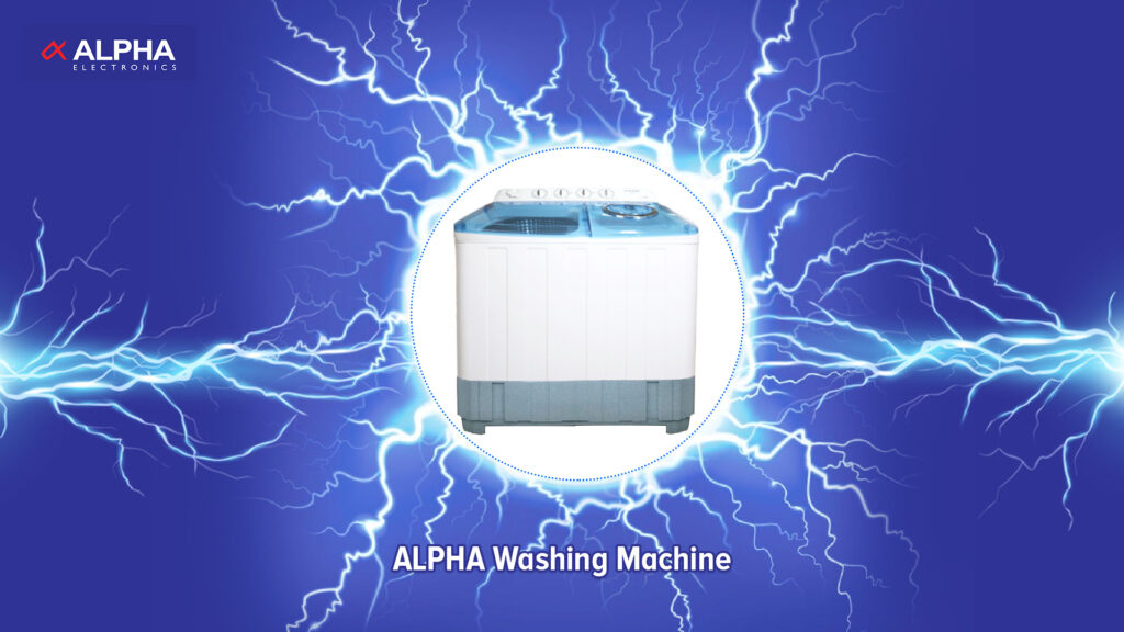 ညစ်ညမ်းတာတွေ သစ်လွင်စေမယ့် ALPHA Washing Machine
Model - ALWT130S (9) Essential Electronic Home Appliances For Newly Married Couple