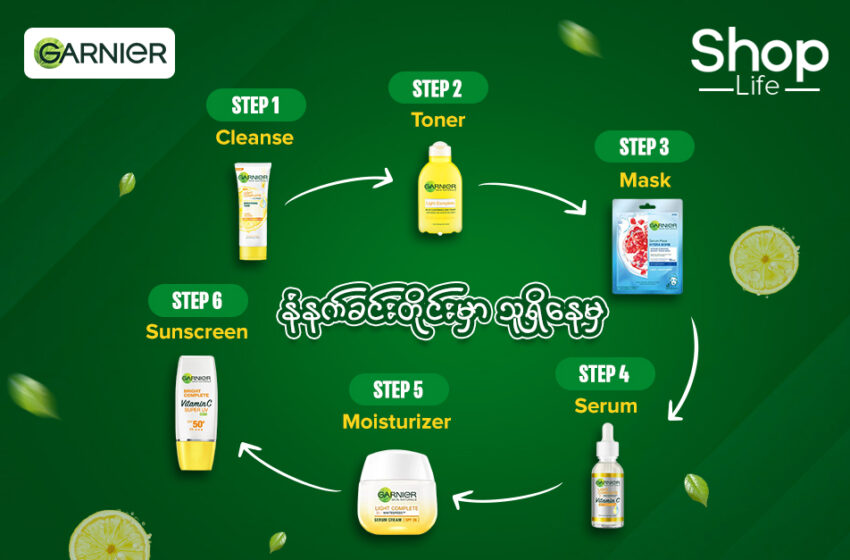  Morning Skincare Routine For Healthy Skin with Garnier